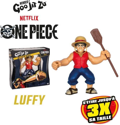 Moose Toys One Piece Goo Jit Zu Stretch Figure Légendaire Luffy Mini Figurine 11 cm