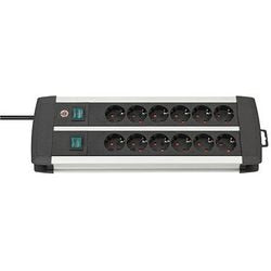 Brennerstuhl multiprise technologie premium-alu-line 12 prises duo noir 3m h05vv-f 3g1.5 les prises sont sch - 1391000912