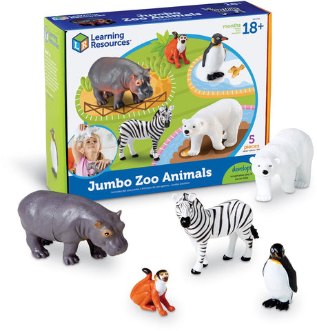 Ressources pédagogiques animaux géants du zoo - à partir de 18 mois