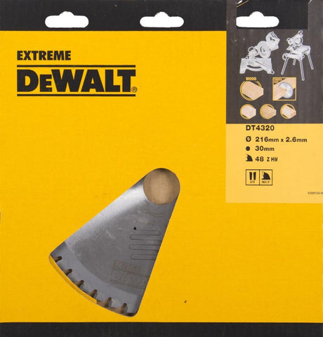 Accessoires Dewalt lame de scie circulaire s40 216x30x48t - dt4320-qz