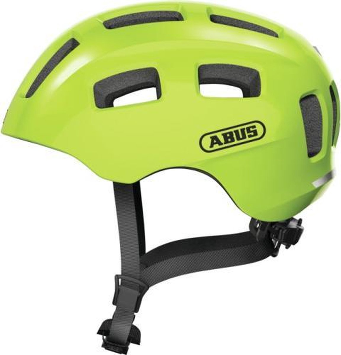 Casque de vélo Abus youn-i 2.0 signal jaune m - 52-57 cm - jaune - adapté pour une utilisation sur vélos électriques - vélos de ville - 260 g