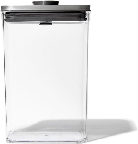 Oxo - conteneur de stockage en acier pop - rectangulaire - moyen - 2,6 litres