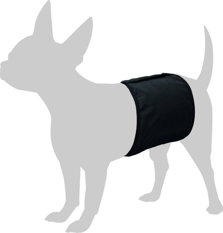 Slip pour chien Flamingo pour mâles - vêtements pour chiens - 41 x 12 - noir
