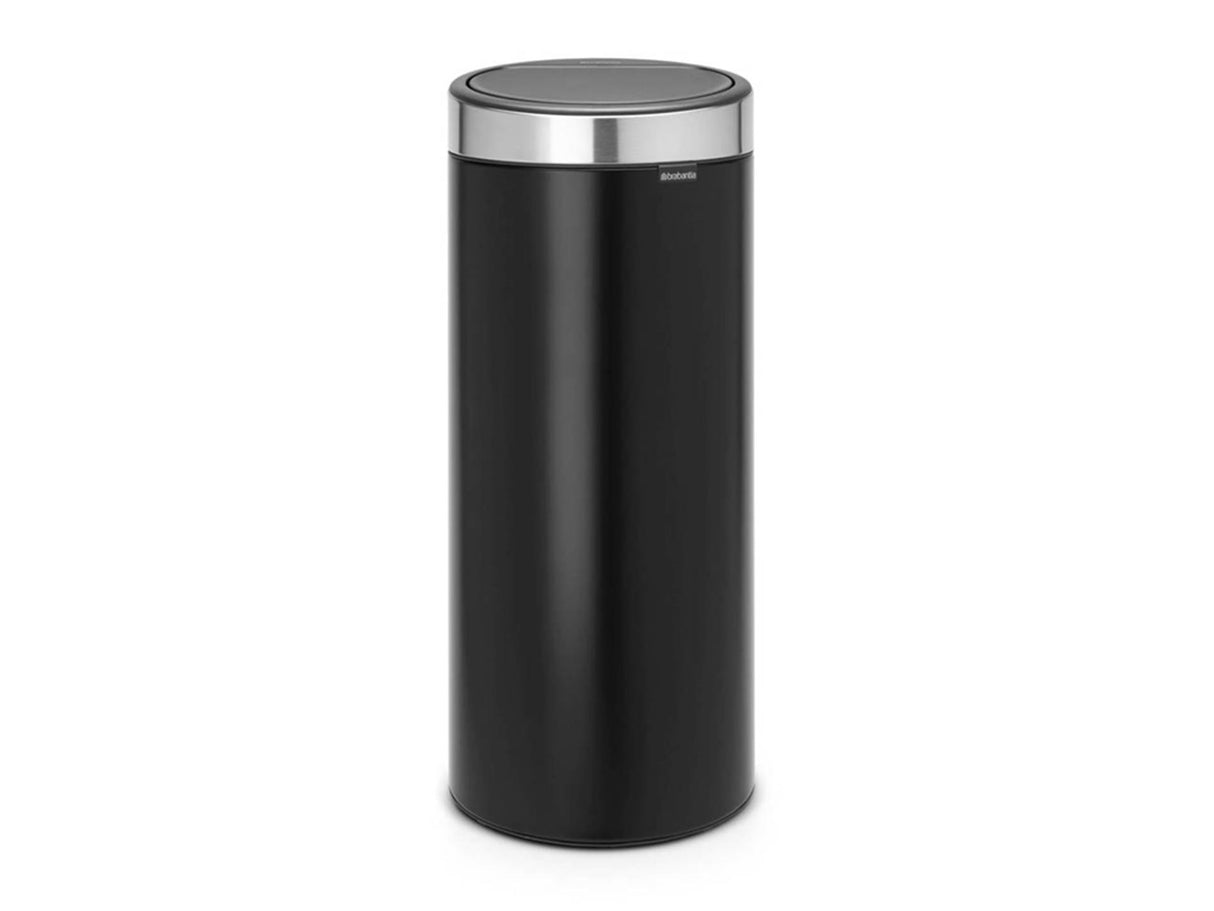 Poubelle Brabantia Touch Bin - 30 litres - noir mat