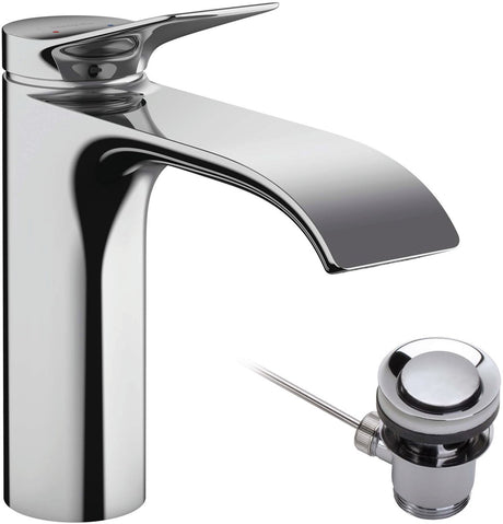 Hansgrohe Vivinis mitigeur lavabo 110 avec vidage extractible chromé