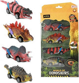 Toi-toys monde des dinosaures voiture à tirer dino, 4 pcs.