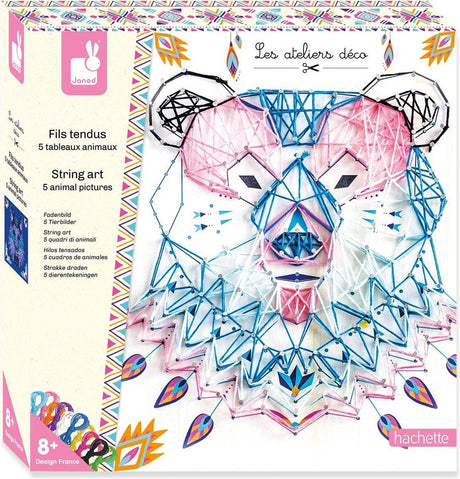Janod - studio - déco corde à ongles - animaux