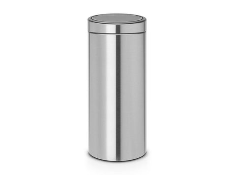 Brabantia poubelle Touch Bin 30l acier mat
