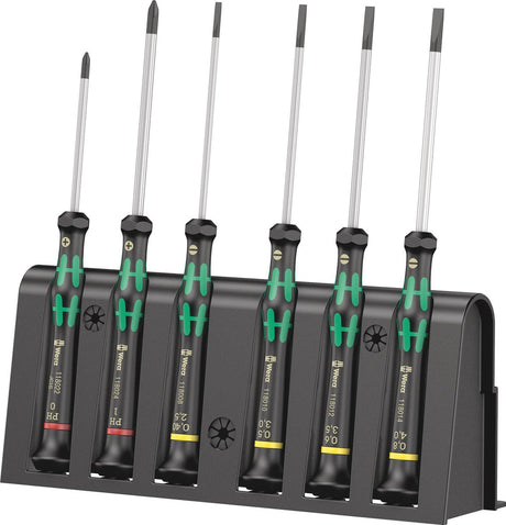 Wera 2035 6 b jeu de micro-tournevis + support, 6 pièces - 1 pièce(s) - 05118152001