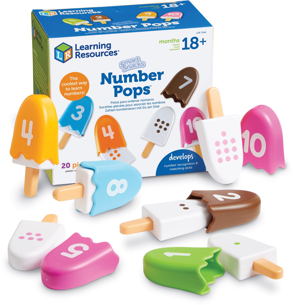 Ressources d'apprentissage smart snacks® numberpops™ - 2+