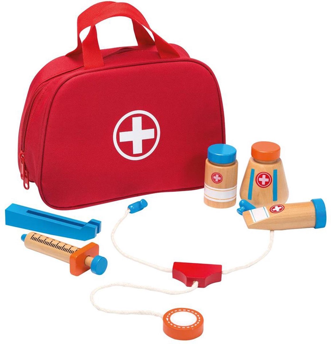 Trousse de médecin Joueco avec accessoires, 11 pcs.