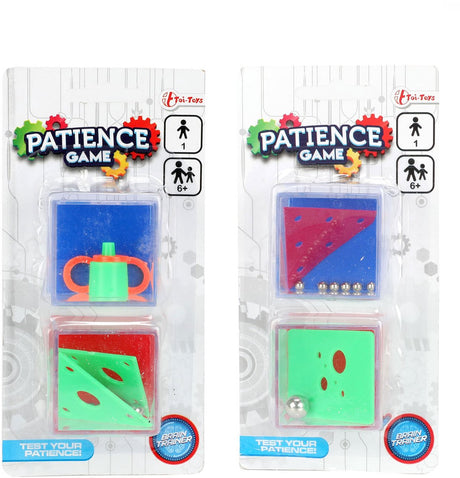 Toi-toys jeu de patience fidget cube, 2 pièces.