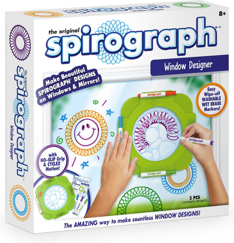 Ensemble de couleurs de concepteur de fenêtres boti spirographe