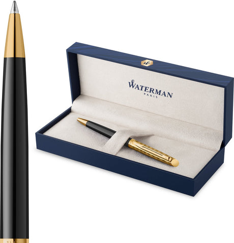 Stylo à bille Waterman hémisphère | la collection d'opéra | or noir | emballage cadeau