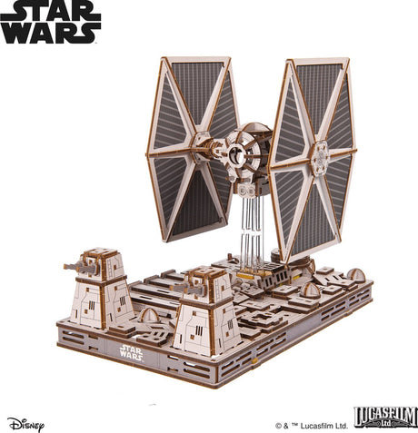 Ugears modélisme 3D - tiefighter - star wars - kit de construction mécanique bois - jouets éducatifs
