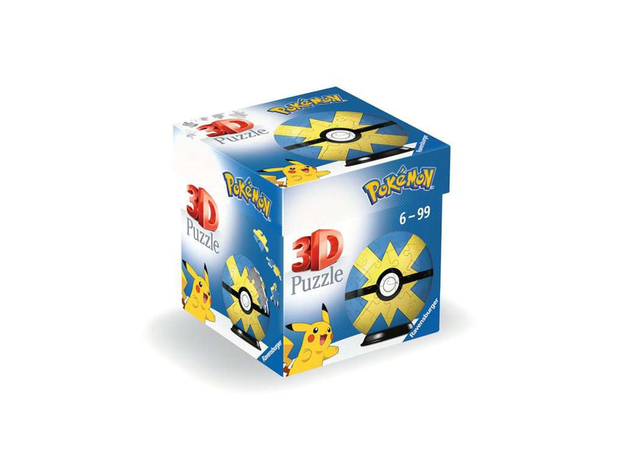 Ravensburger 3d Puzzle Pokémon Ball rapide, 54e.