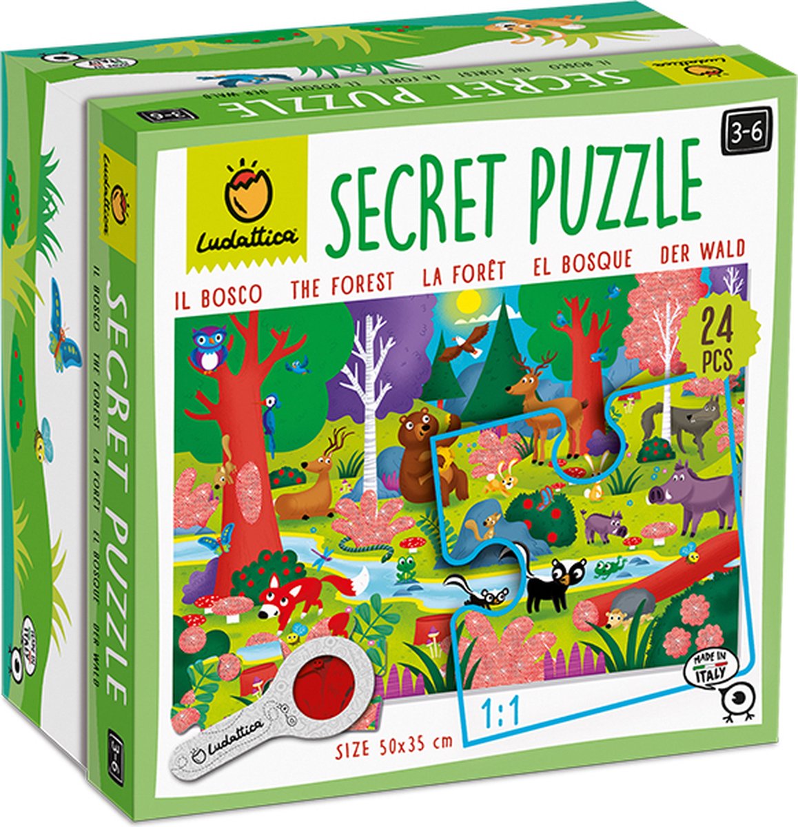 Puzzle Ludattica - forêt.