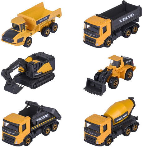 Ensemble de construction Majorette Volvo 3 pièces, 2 sortes.