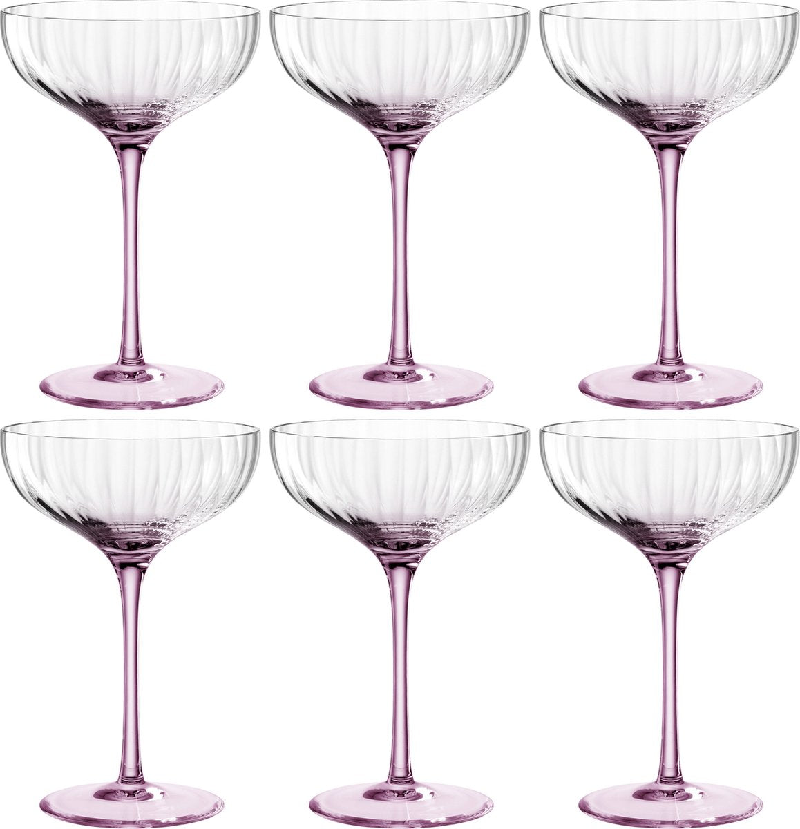 Coupe de champagne Leonardo Poesia 260ml rosé - set 6