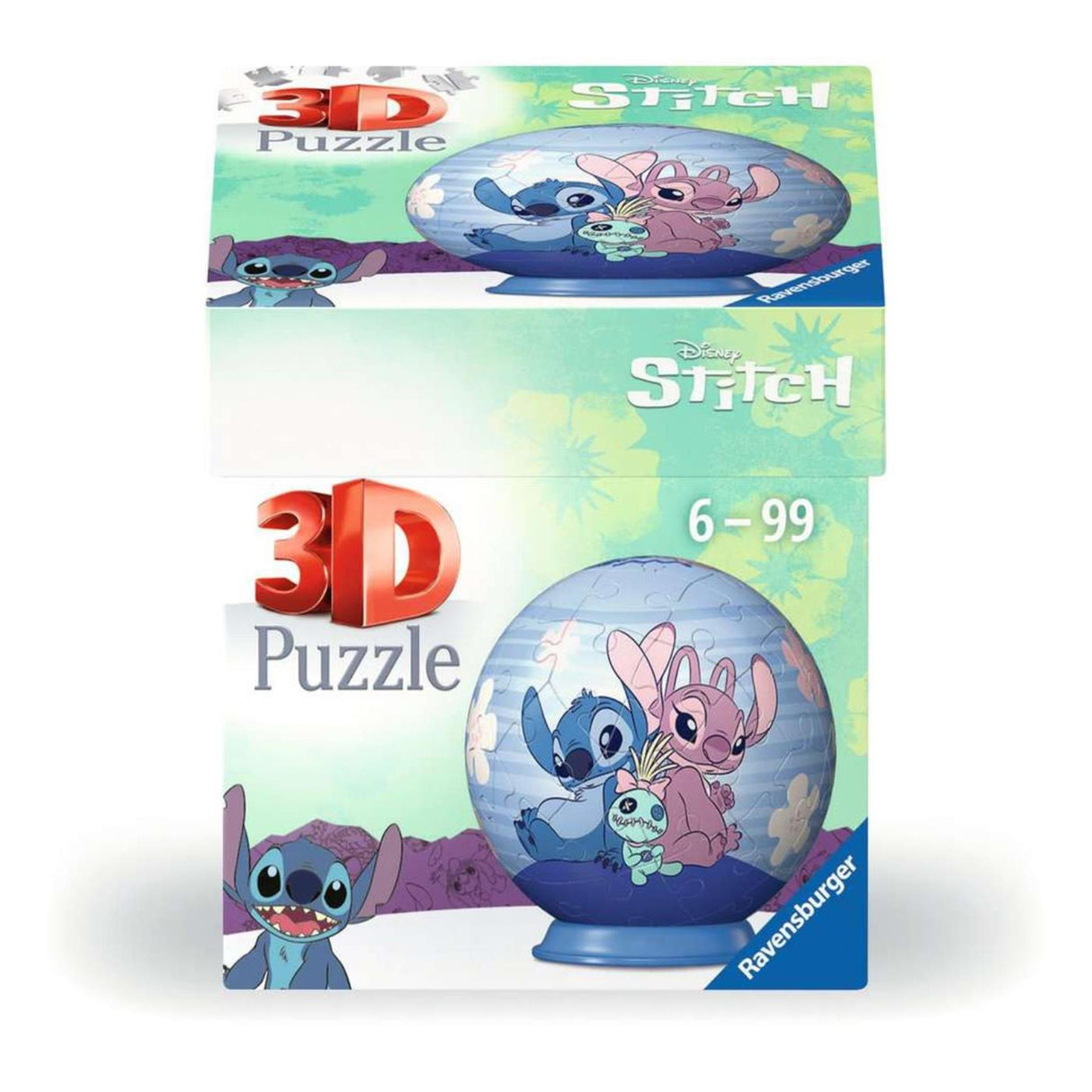 Ravensburger Puzzle 3D point de balle et ange, 54 pcs.