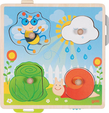 Goki Formation de fond en bois Garden de puzzle, 4e.