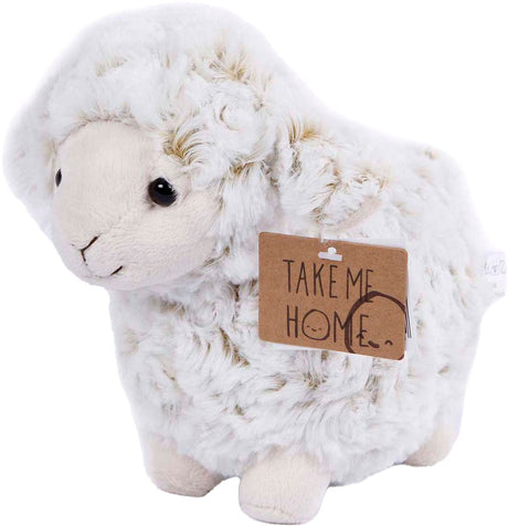 Take me home peluche mouton junior 21 cm peluche blanc