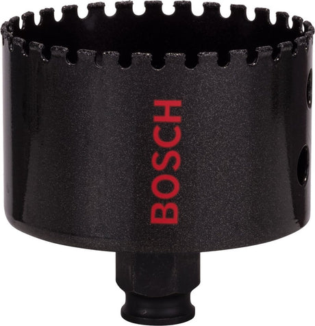 Bosch - scie cloche diamantée diamant pour céramique dure 70 mm, 2 3 4