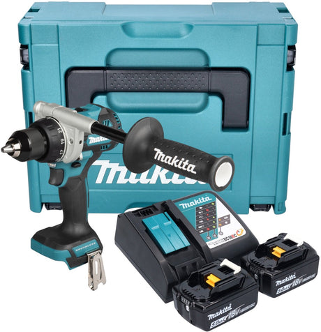 Makita ddf492rtj perceuse/tournevis 18v | y compris 2x 5.0ah et chargeur rapide dans mbox - ddf492rtj