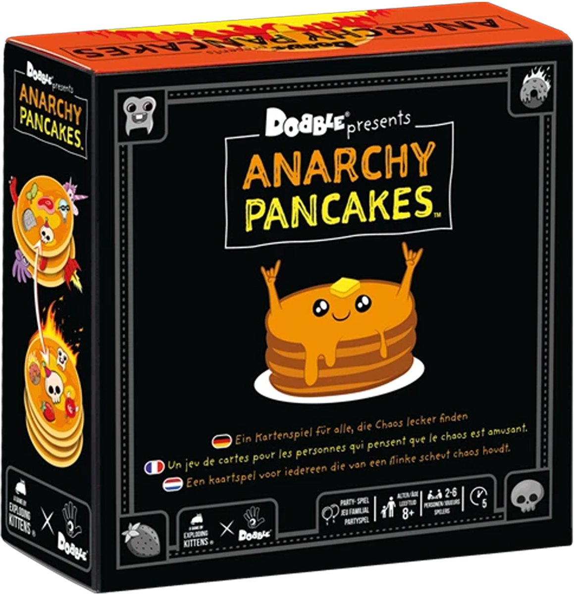 Asmodee dobble jeu de cartes crêpes anarchie