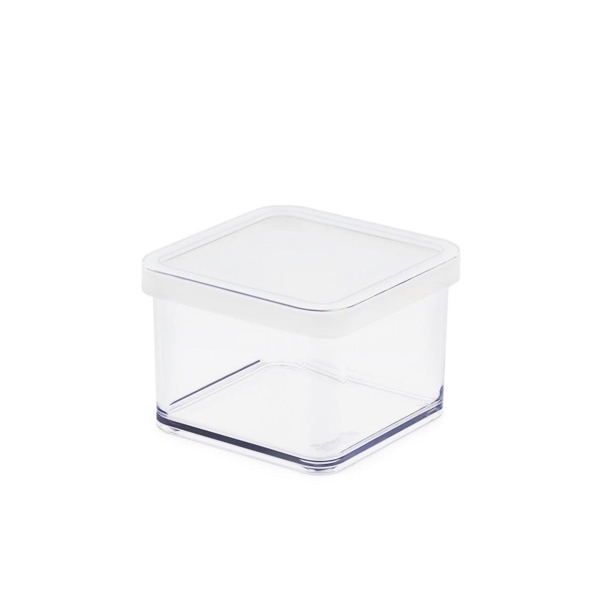 Boîte de rangement Rotho loft 0,5l blanc transparent