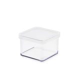 Boîte de rangement Rotho loft 0,5l blanc transparent