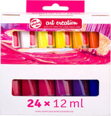 Ensemble de peinture acrylique Talens art création, 24x12ml
