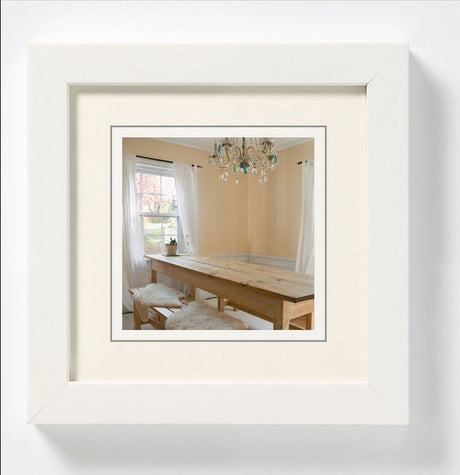 Poivrons Walther - cadre photo - format photo 20x20 cm - blanc