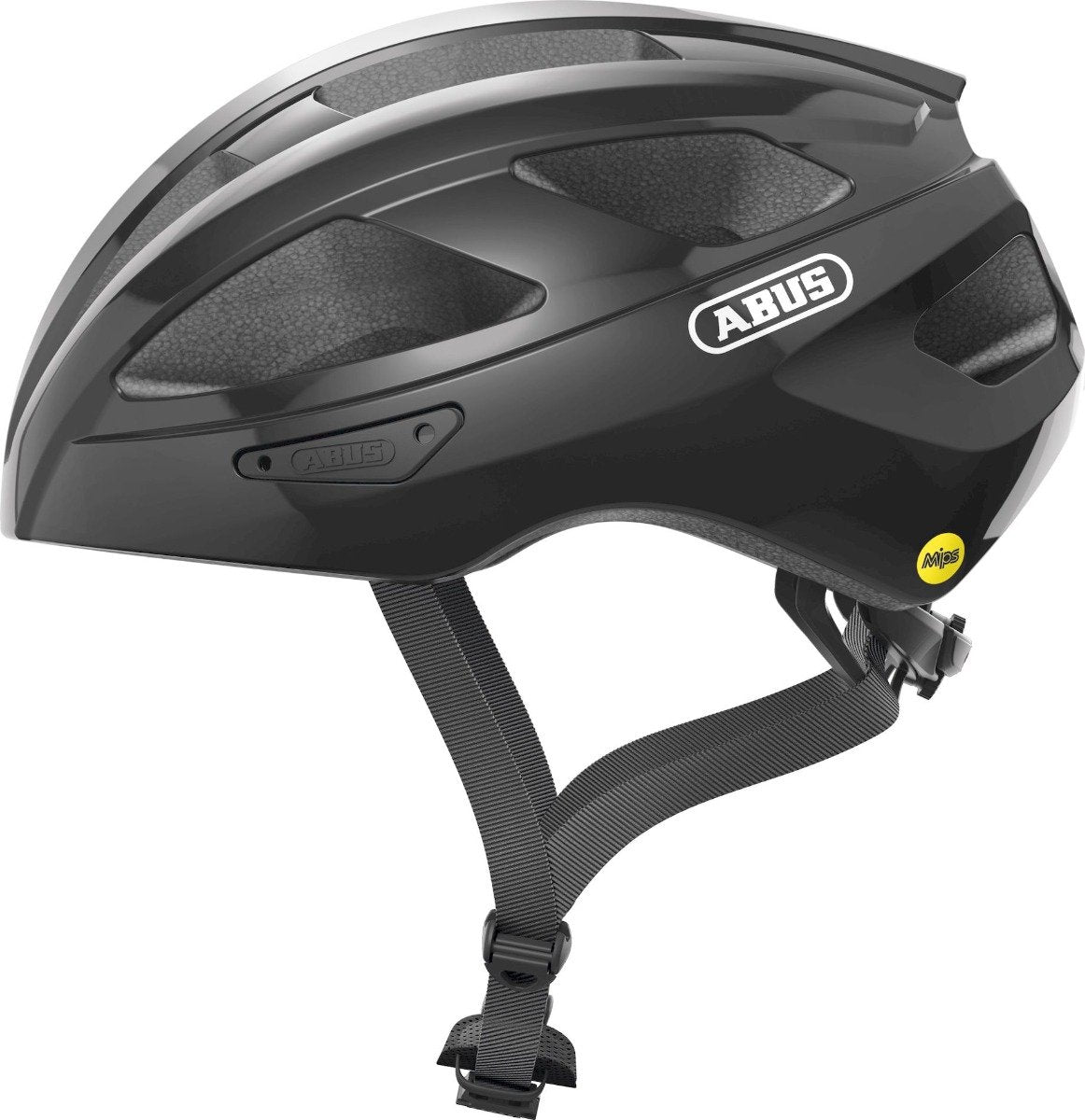 ABUS CASHET MACATGOUD MIPS Black brillant M 52-58CM