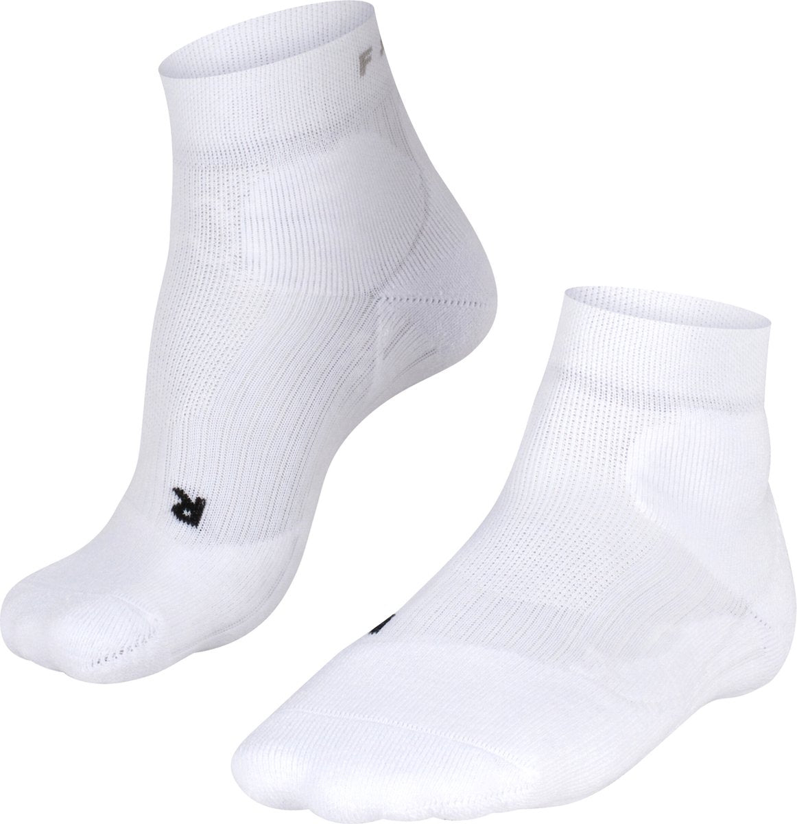 Falke te2 chaussettes de tennis courtes anti-ampoules en coton matière fonctionnelle homme blanc - taille 42-43