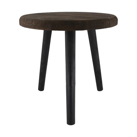 Table d'appoint Dijk Natural Collections bois de paulownia ø38xh38cm