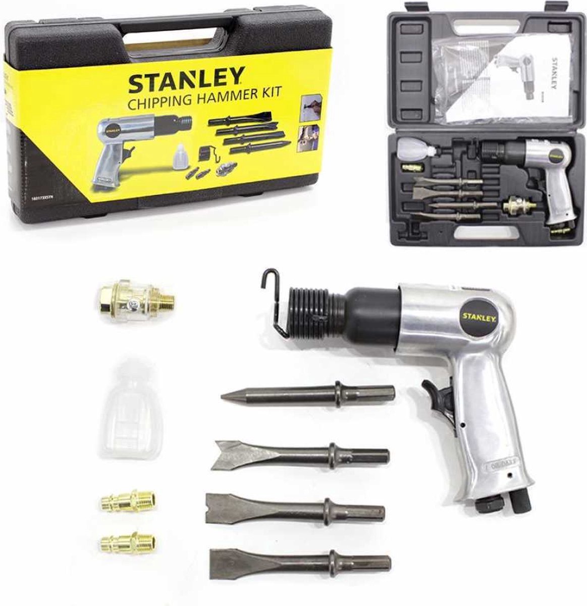 Stanley 160173xstn marteau burineur pneumatique en coffret - 12 mm - 5 ans