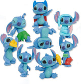 Disney Stitch - lot de 8 figurines de jeu