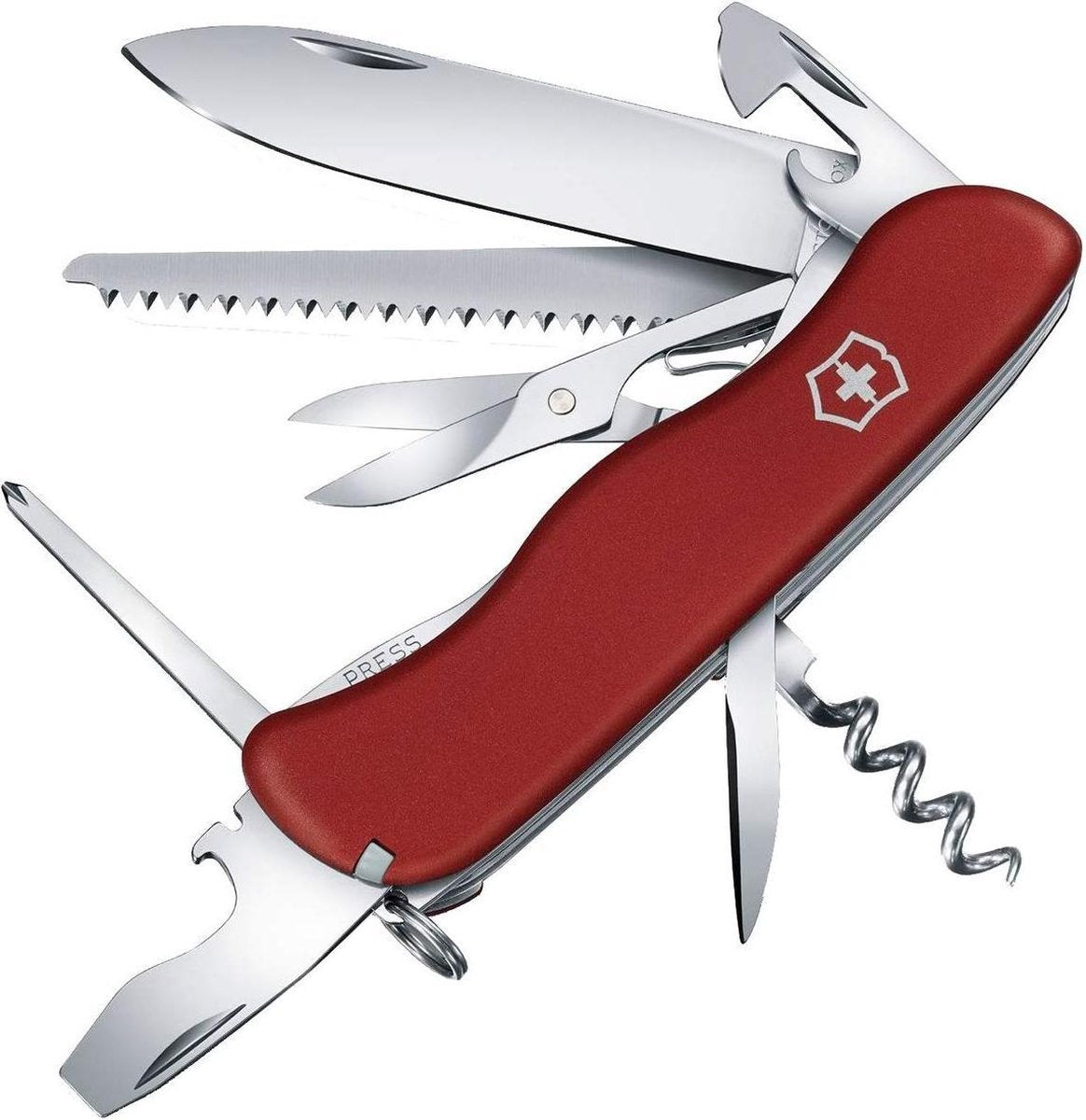 Couteau suisse Victorinox outrider rouge - 14 fonctions - rouge