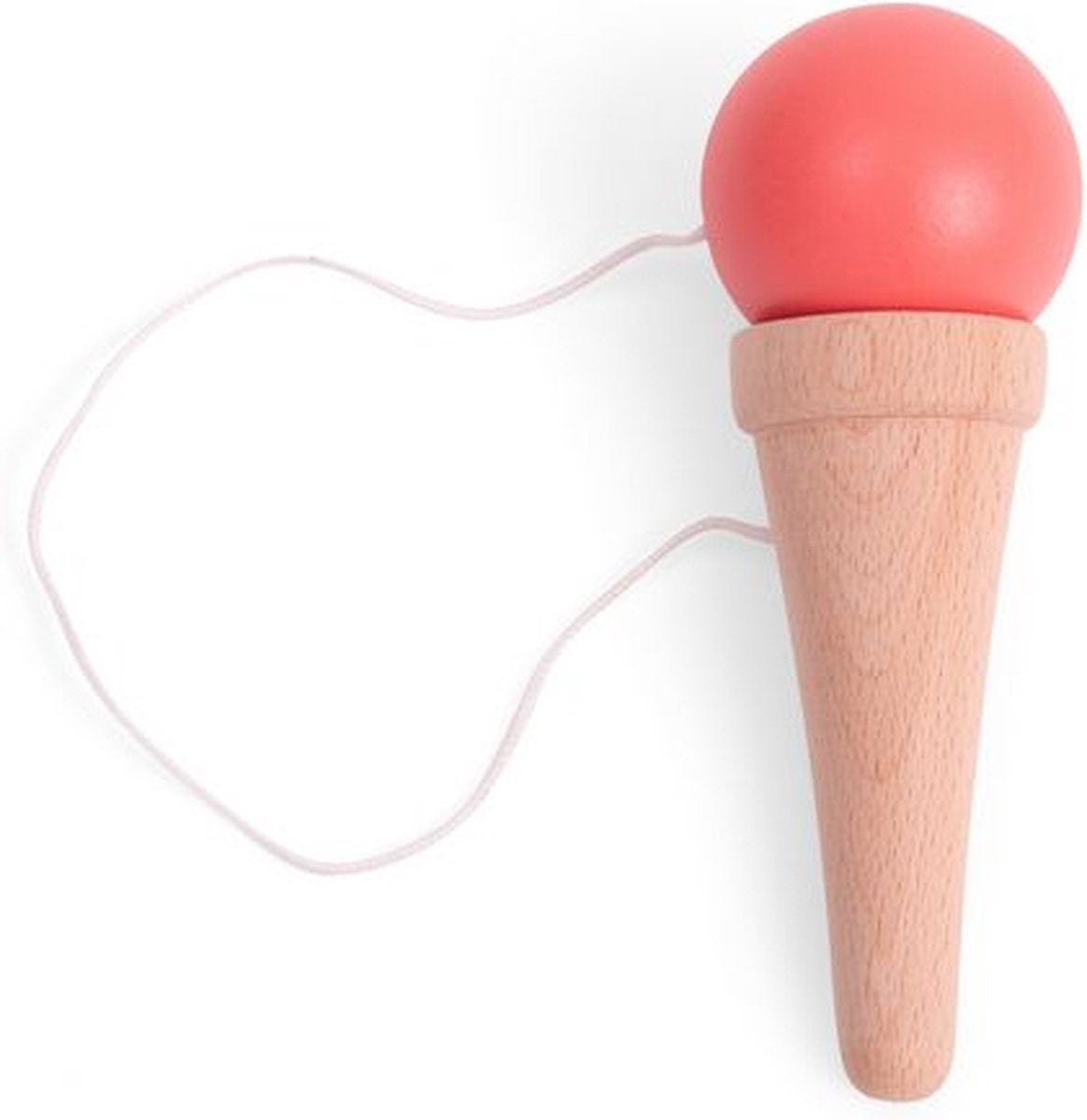 Bs Toys Kendama Ice Cream - Jeu d'adresse - Catch Ball - Jouets pour enfants - Jeu en bois - Entraînement à la coordination - Jeu Kendama - Jouets en bois