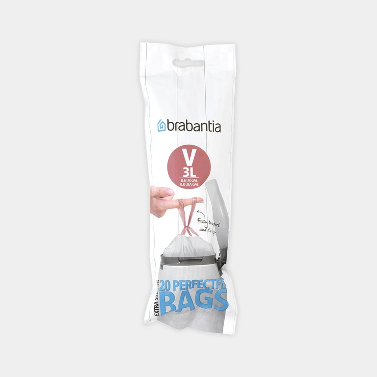Sac poubelle Brabantia perfectfit de 3l