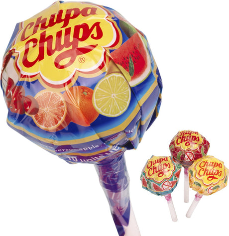 Chupa chups mini megachups - bonbons - 1x10 pièces