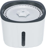 Trixie fontaine à boire fleur plastique blanc gris