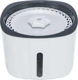 Trixie fontaine à boire fleur plastique blanc gris