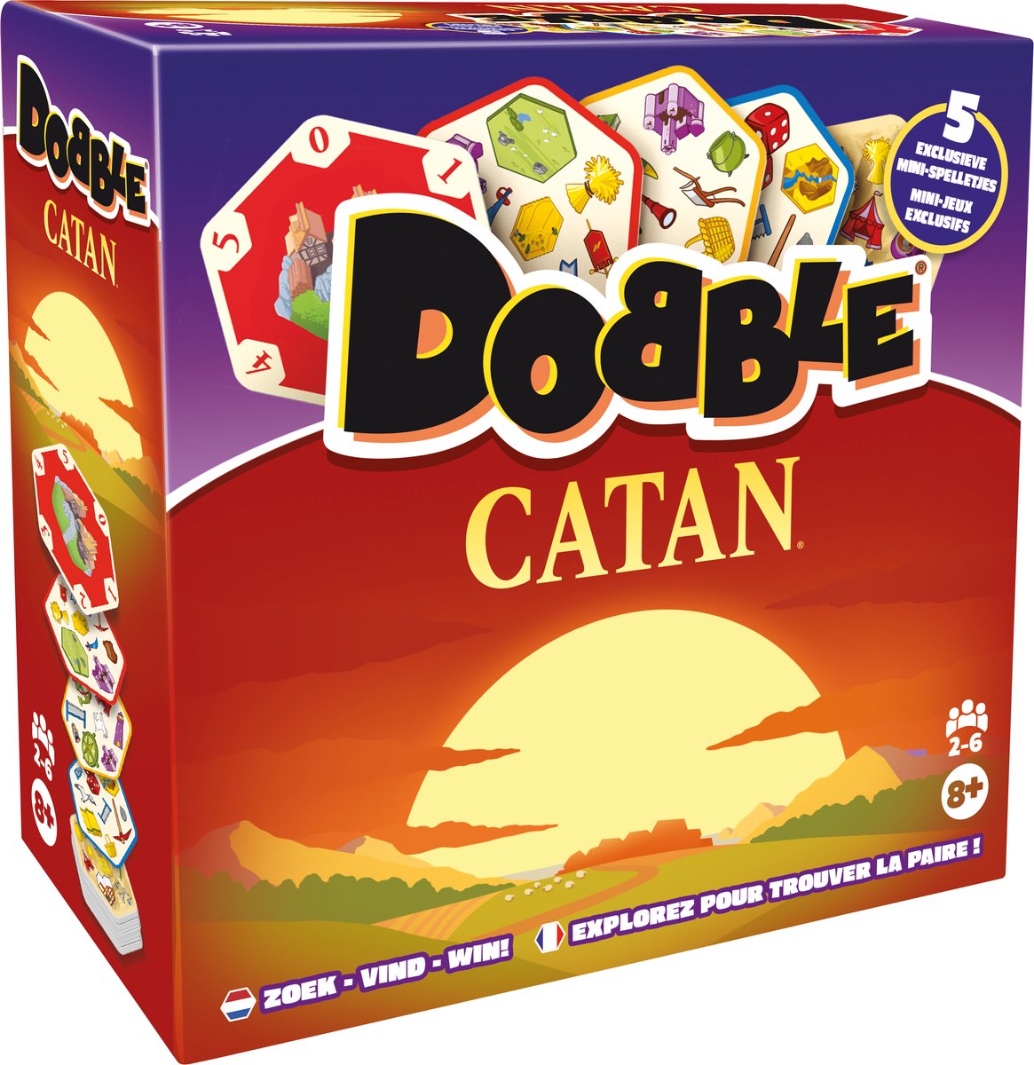 Asmodee dobble catan jeu de cartes - jeu familial - stratégie - offre.
