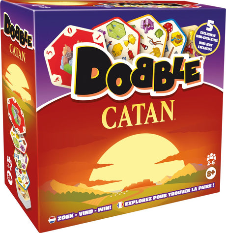 Asmodee dobble catan jeu de cartes - jeu familial - stratégie - offre.