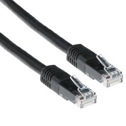 Câble patch UTP Cat6 ACT IB8902 noir