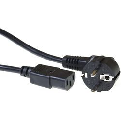 Câble d'alimentation acte ak5015 cee7 7 mâle coudé) - c13