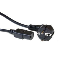 Câble d'alimentation acte ak5124 cee7 7 mâle coudé) - c13