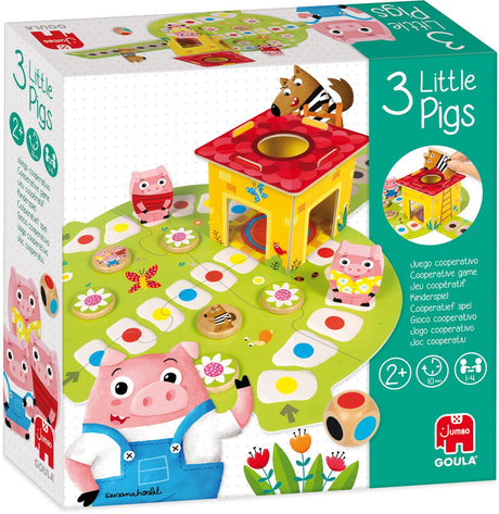Goula jumbo - - trois petits cochons - jeu pour enfants - jeu de société pour enfants à partir de 2 ans - jouets